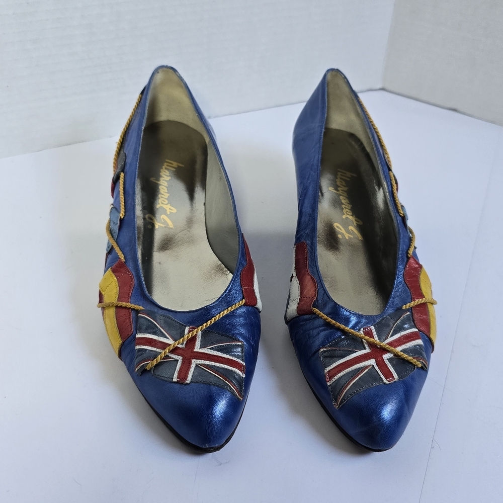 Rare Margaret J Vintage Flag Flats 8.5